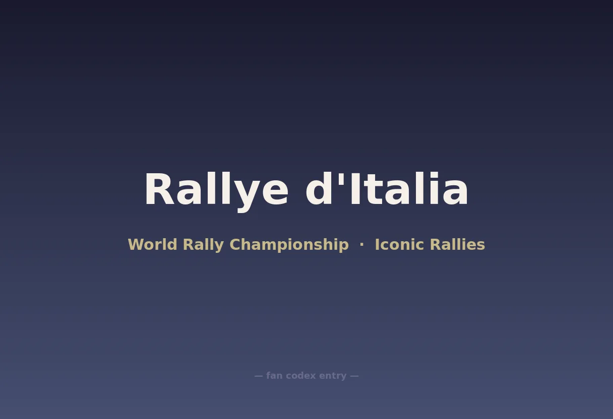 Rallye d'Italia